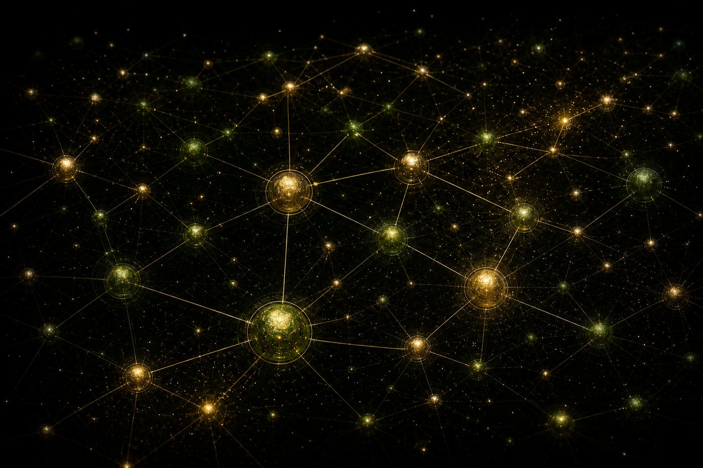 Constellation network artwork representing the trusted websites directory